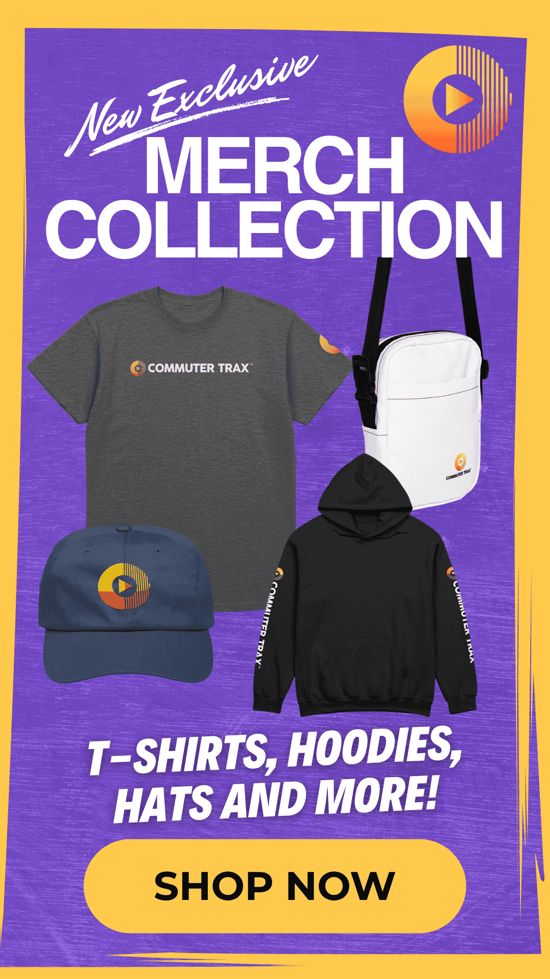 New Exclusive Merch Collection from Commuter Trax
