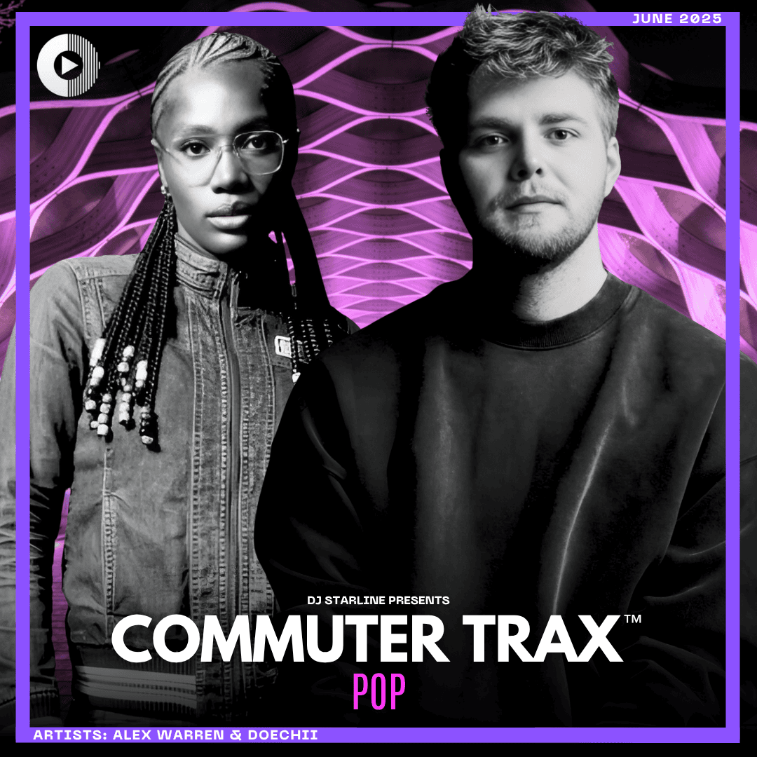 Commuter Trax: Pop - June 2025 Cover, featuring Alex Warren, Doechii