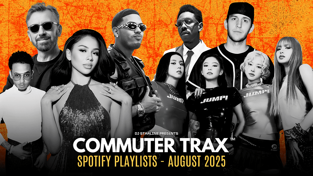 Brand-new Commuter Trax playlist updates for August, curated to keep you focused and energized while you're on-the-go this Summer!